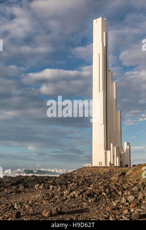 Leuchtturm Punta del Hidalgo Stockfoto