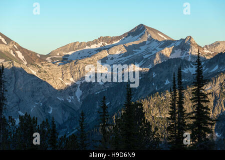 Cusick Berg in Oregon Wallowa Mountains. Stockfoto