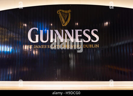 Guinness Storehouse. St. James Gate Brewery Zeichen. Dublin Irland Stockfoto