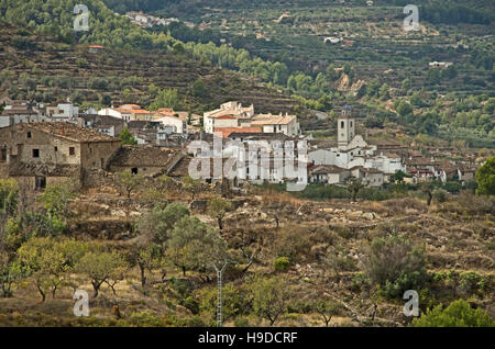 Altea, Blick auf die Stadt von Costa Blanca, Spanien, Europa, Stockfoto