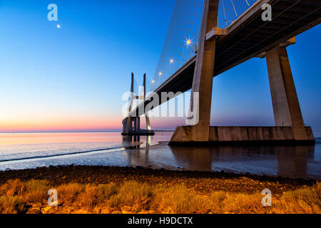Vasco da Gama Bridge Stockfoto