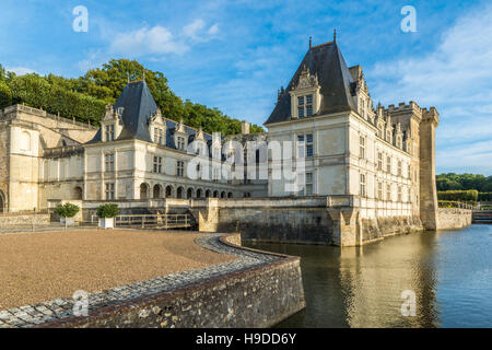 Die "Château de Villandry" Burg (Zentralfrankreich). Stockfoto