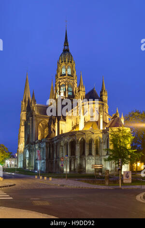 Bayeux (Normandie, Frankreich Nord-West): Bayeux Kathedrale (Cathédrale Notre-Dame de Bayeux) Stockfoto