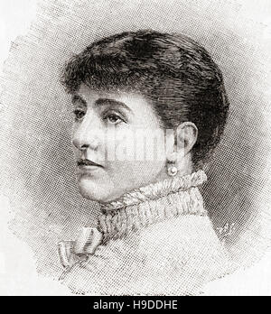 Adelina Patti, 1843 – 1919. Italienisch-französischer Opernsänger (Tenor). Sehen Sie hier im Alter von 48. Stockfoto