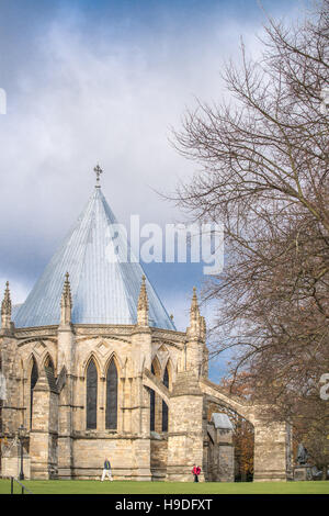 Kapitelsaal an der mittelalterlichen Kathedrale, Lincoln, England. Stockfoto