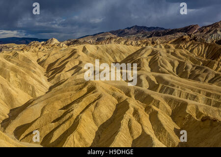 Zabriskie Point, Death Valley Nationalpark, Death Valley, Kalifornien Stockfoto