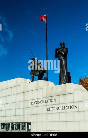 Ottawa Ontario Kanada. Friedenssicherung Nationaldenkmal Stockfoto