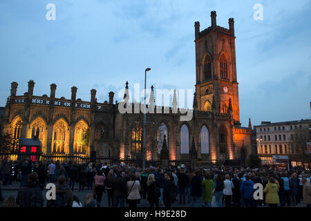 St. Luke's Church beleuchtet Stockfoto