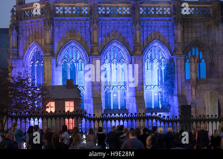 St. Luke's Church beleuchtet Stockfoto