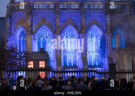 St. Luke's Church beleuchtet Stockfoto