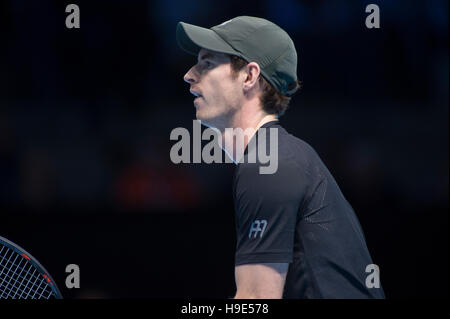 Tag 6, die O2-Arena, 18. November 2016. 6. Tag Single Aktion auf Center Court Wawrinka (SUI) Vs Murray (GBR). © Sportsimages. Stockfoto