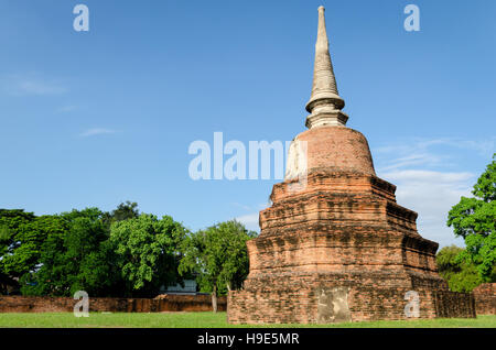 Alten Tempelruinen in Ayutthaya Thailand Stockfoto