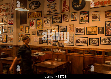 Bar "La Poesia", San Telmo, Buenos Aires Stockfoto