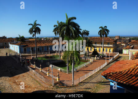 Kuba, Trinidad, Plaza Major Stockfoto