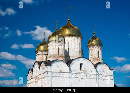 Luzhetsky Kloster ist eine mittelalterliche befestigte in Mozhaysk, Oblast Moskau, Russland. Es ist als Kulturdenkmal der Bundesrepublik herstellte geschützt. Stockfoto