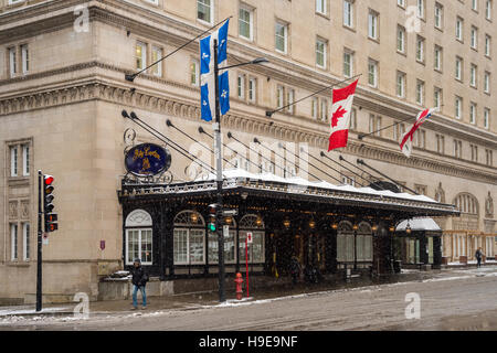 Ritz Carlton Hotel in Montreal Stockfoto