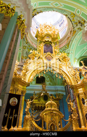 Im Inneren der Peter und Paul Kathedrale in der Peter- und Paul Fort. Stockfoto