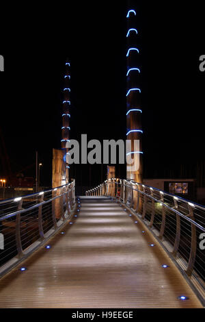Torquay Hafenbrücke Stockfoto