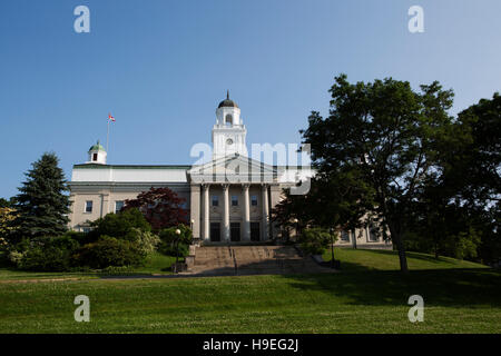 Acadia University in Wolfville, Nova Scotia, Kanada. Die Hochschule wurde im Jahre 1838 gegründet. Stockfoto