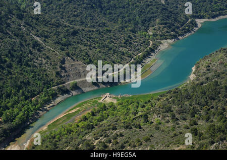 Siurana der Umgebung in den Bergen von Prades Stockfoto