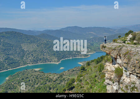 Siurana der Umgebung in den Bergen von Prades Stockfoto