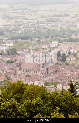 Die Kathedrale von Saint-Lazare in Autun, Frankreich. Stockfoto