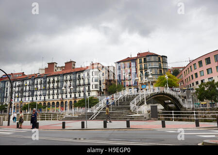 La Merced Brücke, Bilbao, Biskaya, Baskenland, Baskenland, Spanien, Europa Stockfoto