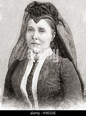 Victoria, Prinzessin Royal, 1840-1901.  Tochter von Königin Victoria.   Sie war deutsche Kaiserin und Königin von Preußen durch Heirat mit deutscher Kaiser Frederick III. Zu sehen hier als Witwe im Jahr 1891. Stockfoto