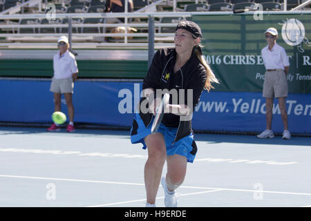 Andrea Jaeger am 26. November 2016 bei Chris Evert pro-Promi Tennis Classic im Delray Beach Tennis Center in Delray Beach, Florida Stockfoto