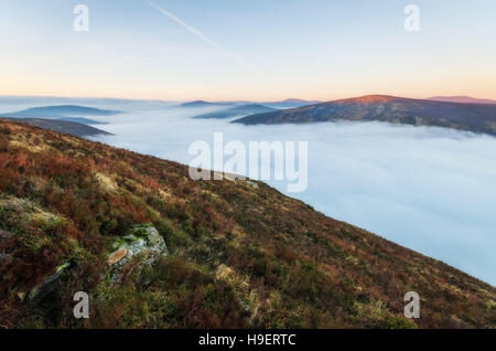 Lough Tay in Wicklow Mountains Stockfoto