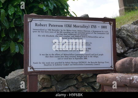 Alten Sterblichkeit Plaque Stockfoto