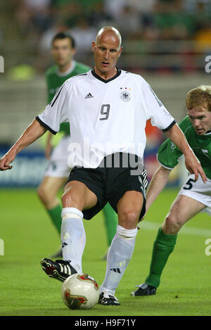 CARSTEN JANCKER Deutschland & FC BAYERN München FC IBARAKI IBARAKI JAPAN 5. Juni 2002 Stockfoto