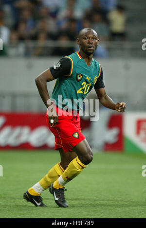 SALOMON OLEMBE Kamerun & OLYMPIQUE MARSEILLE SAITAMA SAITAMA JAPAN 6. Juni 2002 Stockfoto