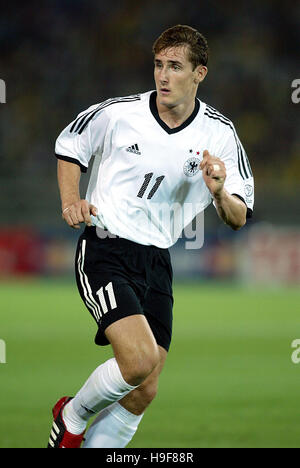 MIROSLAV KLOSE Deutschland INTERNATIONAL STADIUM YOKOHAMA JAPAN 30. Juni 2002 Stockfoto