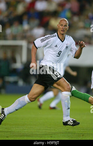 CARSTEN JANCKER Deutschland & FC BAYERN München FC IBARAKI KASHIMA Stadion IBARAKI JAPAN 5. Juni 2002 Stockfoto