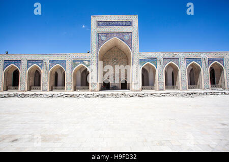 Innenraum der Po-i-Kalyan medressa Komplex in Buchara, Usbekistan, in Zentralasien Stockfoto