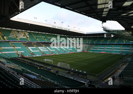 Eine Gesamtansicht der Celtic Park während einer Trainingseinheit vor der UEFA-Champions-League-Gruppenspiel im Celtic Park, Glasgow. PRESSEVERBAND Foto. Bild Datum: Dienstag, 22. November 2016. Siehe PA Geschichte Fußball Barcelona. Bildnachweis sollte lauten: Andrew Milligan/PA Wire. Stockfoto