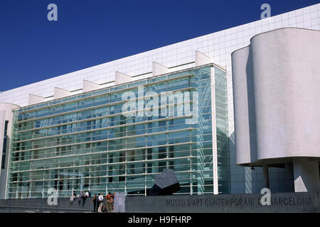 Spanien, Barcelona, MACBA (Museu d'Art Contemporani de Barcelona), Museum für zeitgenössische Kunst Stockfoto