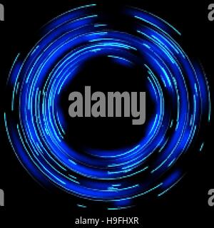 Blaue Lichteffekte. EPS 10 Stock Vektor