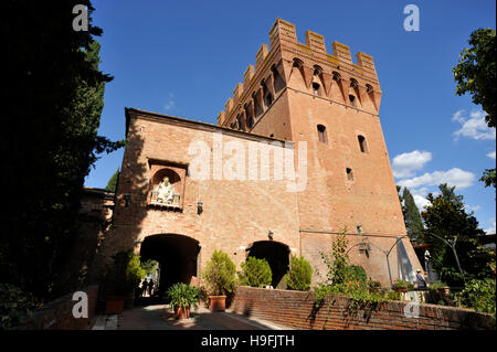 Abtei von Monte Oliveto Maggiore, Toskana, Italien Stockfoto