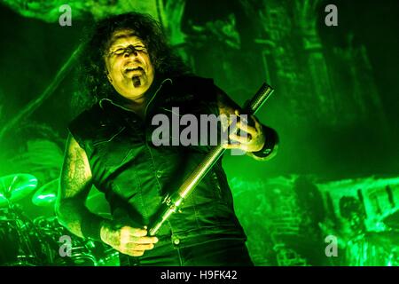 Mailand, Italien. 21. November 2016. Testament tritt während ihrer Show auf Alcatraz in Mailand, Italien. © Mairo Cinquetti/Pacific Press/Alamy Live-Nachrichten Stockfoto