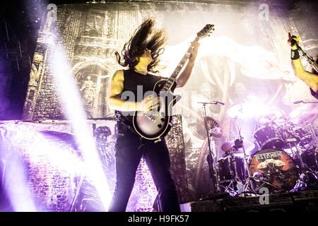 Mailand, Italien. 21. November 2016. Testament tritt während ihrer Show auf Alcatraz in Mailand, Italien. © Mairo Cinquetti/Pacific Press/Alamy Live-Nachrichten Stockfoto