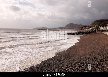 Strand an der Jurassic Coast in Sidmouth in East Devon West Country UK Stockfoto
