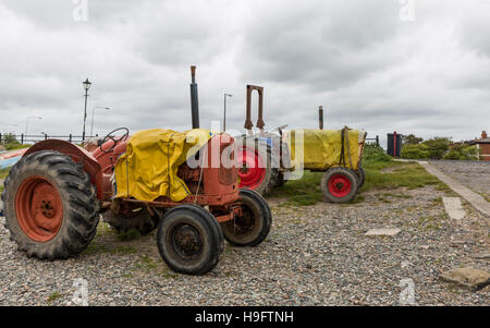 Lytham Herzmuschel Traktoren Stockfoto