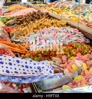 Süße Stall am Markt Stockfoto