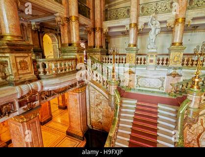 Brasilien, Stadt von Rio De Janeiro, Innenansicht des Theatro Municipal. Stockfoto