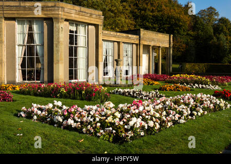 Die Orangerie des Heaton Hall, Heaton Park, Manchester, England, Vereinigtes Königreich.   Historischer Sitz der Adelsfamilie Egerton. Stockfoto