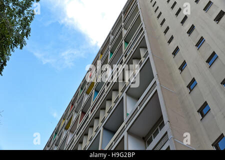 BERLIN, Deutschland - Juli 2014: Die Corbusier-Haus wurde von Le Corbusier entworfen 1957 nach seinem Konzept der Unite d ' Habitation (Wohneinheit) Stockfoto