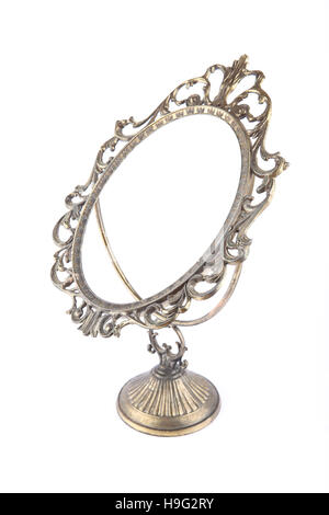 Vintage Spiegel-Rahmen in der Perspektive Stockfoto