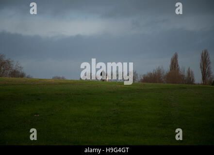 Brockwell Park in London 22. November 2016 - 08:30 Stockfoto